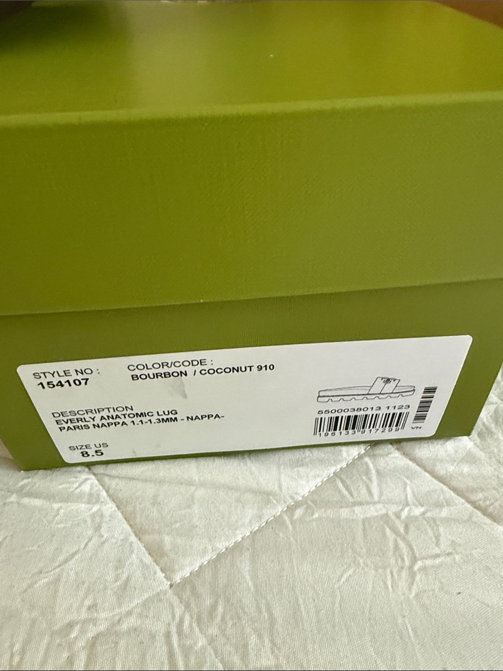 Tory Burch Brown Leather Slide Sandals with Gold Logo - Picture 9 of 10